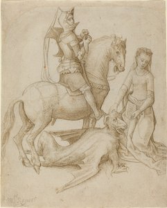 San Jorge y el dragón de Hugo van der Goes